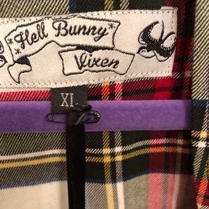 Hell Bunny Dresses - Hell Bunny vixen plaid dress size XL Hell Bunny Dresses - Hell Bunny vixen plaid dress size XL